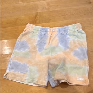 Kith Blue and Orange Tie-Dye Shorts